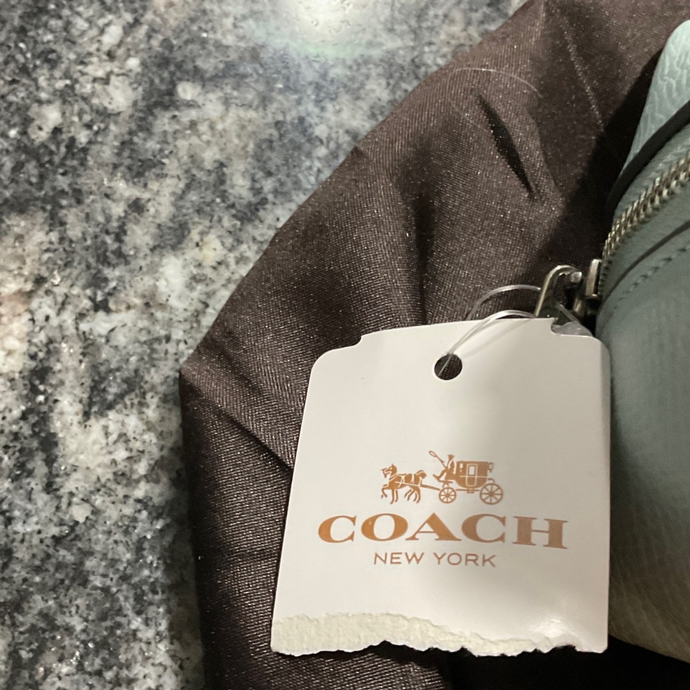 Coach Mint Green Pouch - Picture 2 of 5